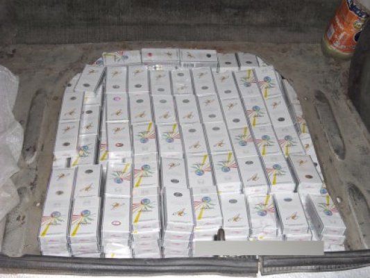 Ţigări de contrabandă, descoperite la Băneasa